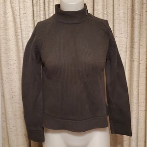 Talbots Zipper Neck Sweater, Petite Medium